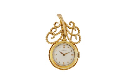 Lot 335 - GUBELIN WATCH BROOCH