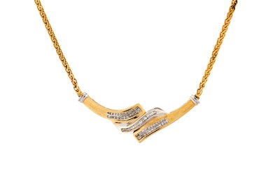 Lot 170 - A DIAMOND NECKLACE