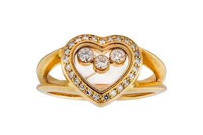 Lot 189 - CHOPARD | A 'HAPPY DIAMONDS' HEART RING