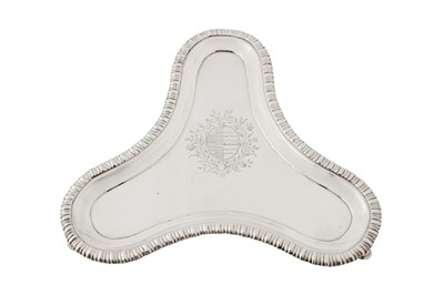 Lot 470 - A George II sterling silver kettle stand, London 1755 by William Peaston