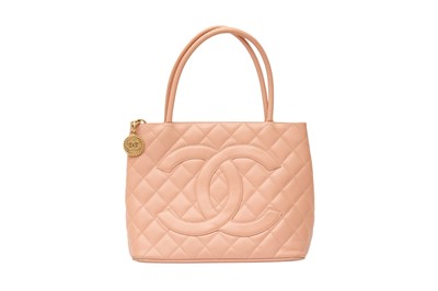 Lot 43 - Chanel Pink Quilted Medallion Tote
