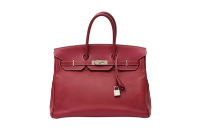 Lot 47 - Hermes Tosca & Rose Tyrien Epsom Birkin 35