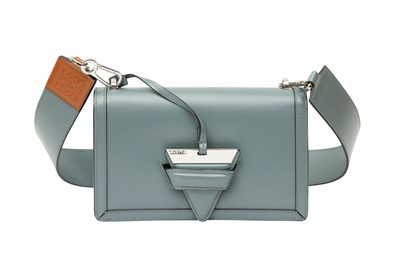 Lot 121 - Loewe Stone Blue Medium Barcelona Shoulder Bag