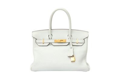 Lot 116 - Hermes Bleu Pale Clemence Birkin 30