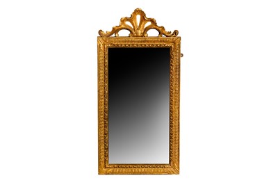 Lot 347 - A BAROQUE STYLE GILTWOOD PIER MIRROR, 19TH CENTURY