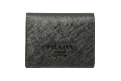 Lot 392 - Prada Black Saffiano Small Wallet