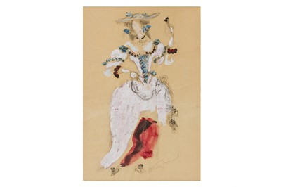 Lot 206 - Oliver Messel, Costume design for Ariadne at the Edinburgh Festival, 1950