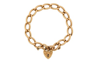 Lot 22 - A FANCY-LINK BRACELET