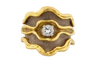 Lot 183 - A DIAMOND BAND RING, CIRCA 1977