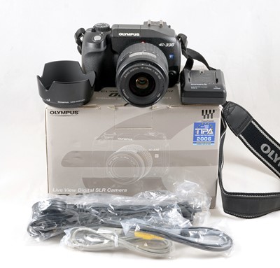 Lot 21 - Olympus E-330 4/3rds DSLR Kit.