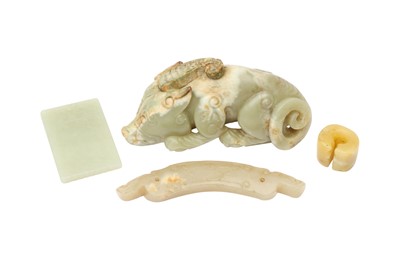 Lot 146 - FOUR CHINESE JADE CARVINGS