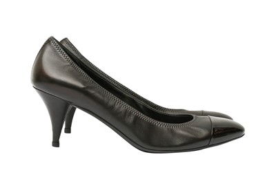 Lot 386 - Prada Sport Black Stretch Heeled Pump - Size 39
