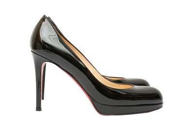 Lot 396 - Christian Louboutin Black New Simple Heeled Pump - Size 36