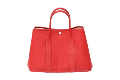 Lot 69 - Hermes Rouge Piment Negonda Garden Party 36