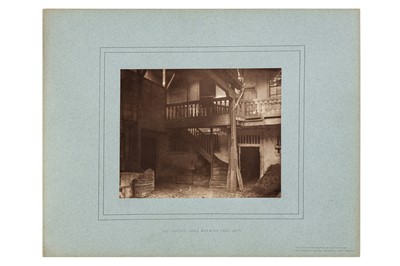 Lot 36 - THE SOCIETY FOR PHOTOGRAPHING RELICS OF OLD LONDON, 1867-1878