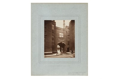 Lot 36 - THE SOCIETY FOR PHOTOGRAPHING RELICS OF OLD LONDON, 1867-1878