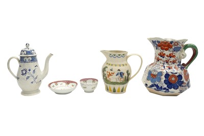 Lot 226 - A GROUP OF ENGLISH POTTERY AND PORCELAIN