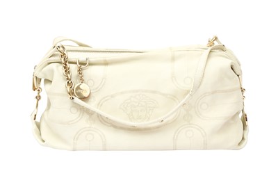 Lot 301 - Versace Ivory Medusa Shoulder Bag