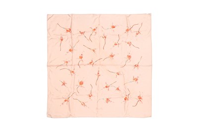 Lot 20 - Hermes 'Fleurs de Fuchsia' Silk Scarf 90
