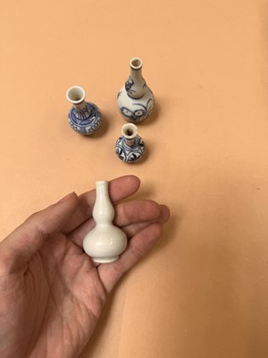 Lot 426 - FOUR CHINESE MINIATURE VASES