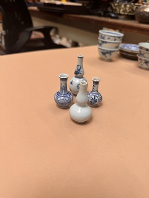 Lot 426 - FOUR CHINESE MINIATURE VASES