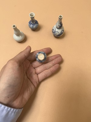 Lot 426 - FOUR CHINESE MINIATURE VASES
