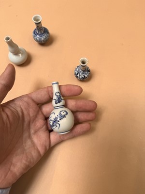 Lot 426 - FOUR CHINESE MINIATURE VASES