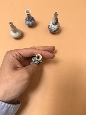 Lot 426 - FOUR CHINESE MINIATURE VASES
