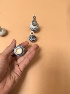 Lot 426 - FOUR CHINESE MINIATURE VASES