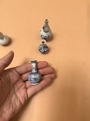 Lot 426 - FOUR CHINESE MINIATURE VASES