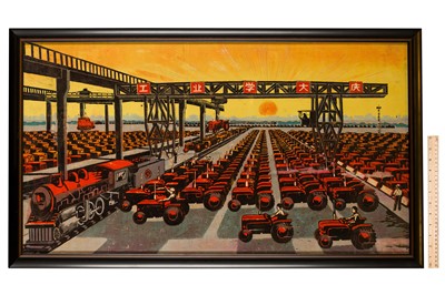 Lot 77 - Tractor Factory – Mixed Media