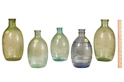 Lot 178 - Five Chinese Propaganda Glass Jars