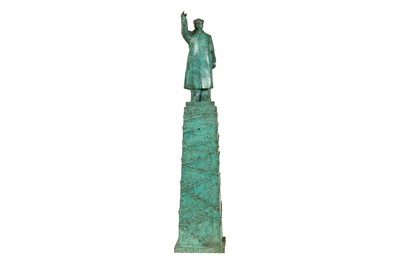 Lot 132 - Huang Gang (Chinese, 1961) Chairman Mao atop the Great Wall