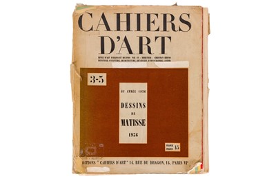 Lot 239 - Henri Matisse, Cahiers D’Art- Dessins De Matisse, 11 Année