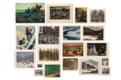 Lot 82 - Archive of Dong Hongjian Woodcut Prints