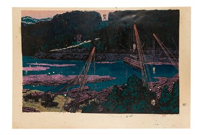 Lot 95 - Dong Hongjian Woodcut Prints
