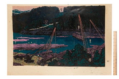 Lot 95 - Dong Hongjian Woodcut Prints