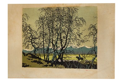 Lot 95 - Dong Hongjian Woodcut Prints