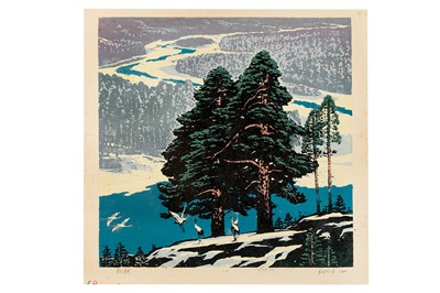 Lot 89 - Dong Hongjian Woodcut Prints