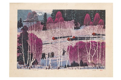 Lot 85 - Dong Hongjian Woodcut Prints