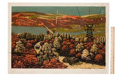 Lot 93 - Dong Hongjian Woodcut Prints
