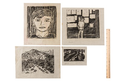 Lot 93 - Dong Hongjian Woodcut Prints