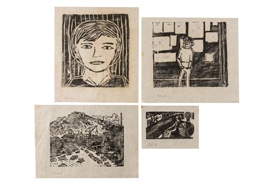 Lot 93 - Dong Hongjian Woodcut Prints