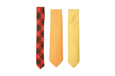 Lot 7 - Three Designer Silk and Wool Ties