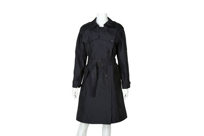 Lot 132 - Prada Sport Navy Nylon Trench Coat -  Size 46