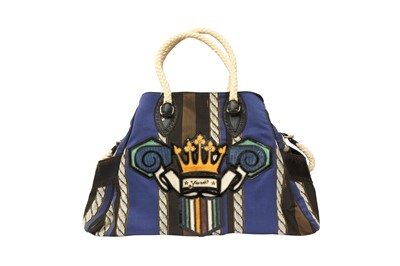 Lot 103 - λ Fendi Blue Lizard PequinTote