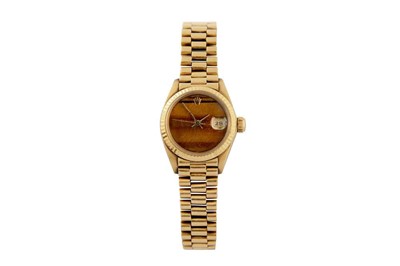 Lot 471 - ROLEX OYSTER PERPETUAL DATEJUST - 18K GOLD