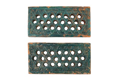 Lot 168 - TWO 18-19TH CENTURY MUGHAL JALI PANELS