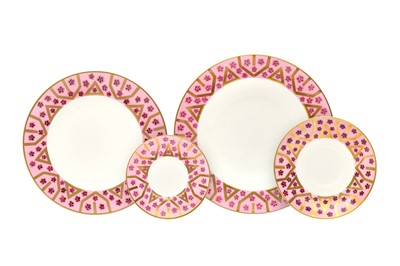 Lot 436 - Tiffany & Co For Limoges Framboise Rose Various Pieces