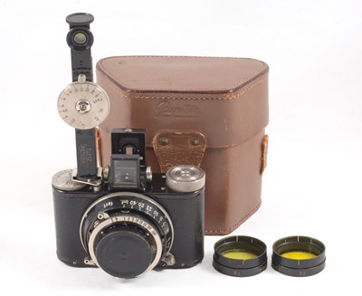 Lot 135 - Nagel Pupille 127 Camera Outfit with Leica Rangefinder.
